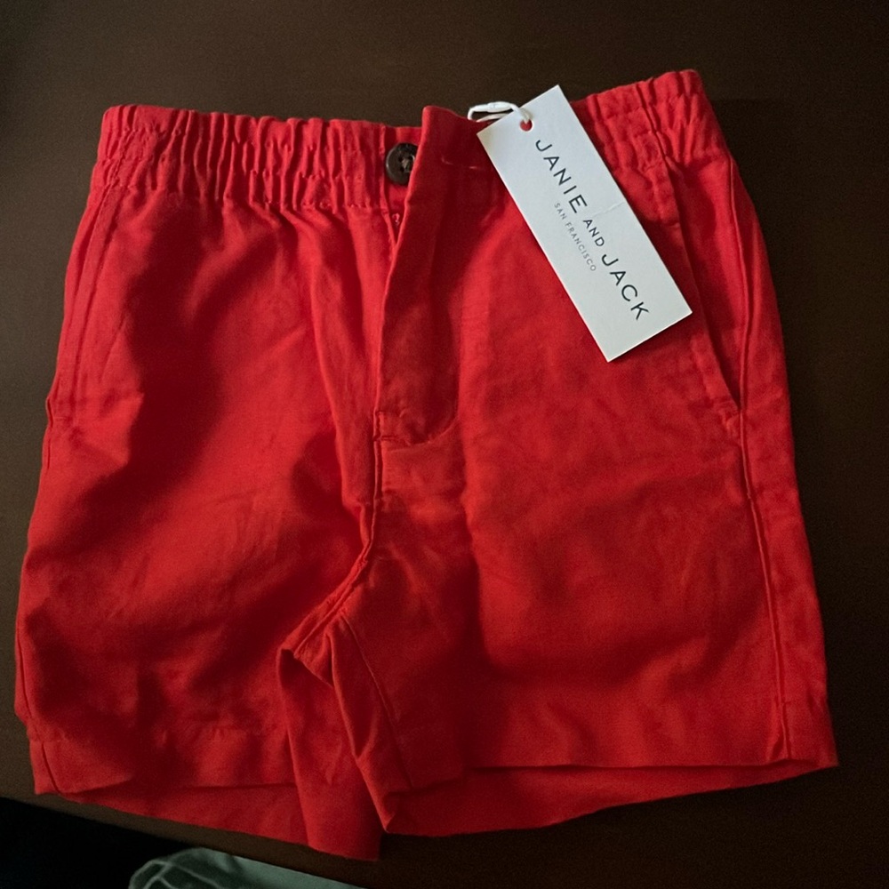 NWT Janie & Jack baby  Linen chinos